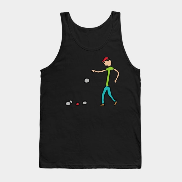 Boules Tank Top by Mark Ewbie